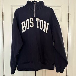 Brandy Melville Boston Quarter Zip